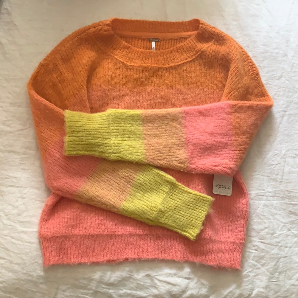 Free People Autumn Sky Pullover Sweater